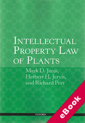 Cover of Intellectual Property Law of Plants (eBook)