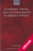 Cover of Economic, Social, and Cultural Rights in Armed Conflict (eBook)
