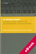 Cover of In Whose Name?: A Public Law Theory of International Adjudication (eBook)