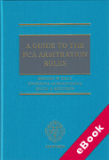 Cover of A Guide to the PCA Arbitration Rules (eBook)