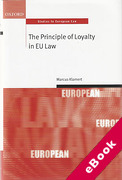 Cover of The Principle of Loyalty in EU Law (eBook)