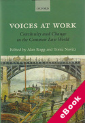 Cover of Voices at Work: Continuity and Change in the Common Law World (eBook)