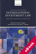 Cover of The Foundations of International Investment Law: Bringing Theory into Practice (eBook)