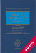 Cover of Financial Services Law (eBook)