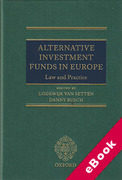 Cover of Alternative Investment Funds in Europe: Law and Practice (eBook)