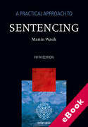 Cover of A Practical Approach to Sentencing (eBook)