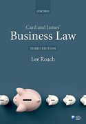 Cover of Card & James' Business Law