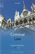 Cover of Core Texts Series: Criminal Law