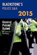 Cover of Blackstone's Police Q&A 2015: General Police Duties 
