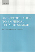 Cover of An Introduction to Empirical Legal Research