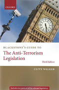 Cover of Blackstone's Guide to The Anti-Terrorism Legislation