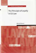 Cover of The Principle of Loyalty in EU Law