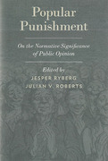 Cover of Popular Punishment: On the Normative Significance of Public Opinion