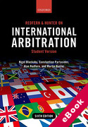 Cover of Redfern and Hunter on International Arbitration 6th ed: Student Version (eBook)