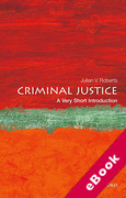 Cover of Criminal Justice: A Very Short Introduction (eBook)