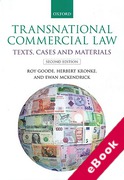 Cover of Transnational Commercial Law: Text, Cases and Materials (eBook)