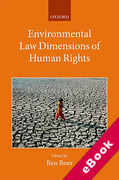 Cover of Environmental Law Dimensions of Human Rights (eBook)