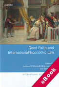 Cover of Good Faith and International Economic Law (eBook)