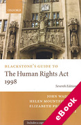 Cover of Blackstone's Guide to the Human Rights Act 1998 (eBook)