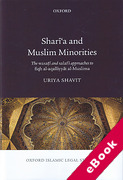 Cover of Shari'a and Muslim Minorities: The Wasati and Salafi Approaches to Fiqh al-Aqalliyyat al-Muslima (eBook)