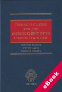 Cover of Damages Claims for the Infringement of EU Competition Law (eBook)