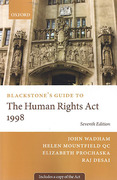 Cover of Blackstone's Guide to the Human Rights Act 1998