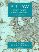 Cover of EU Law: Text, Cases and Materials