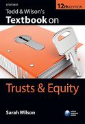Cover of Todd & Wilson's Textbook on Trusts & Equity