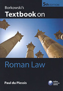 Cover of Borkowski's Textbook on Roman Law