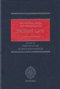 Cover of Livingstone, Owen, and Macdonald on Prison Law