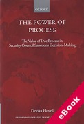Cover of The Power of Process: The Value of Due Process in Security Council Sanctions Decision-Making (eBook)