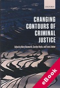 Cover of The Changing Contours of Criminal Justice (eBook)