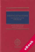 Cover of Newsgathering: Law, Regulation and the Public Interest (eBook)