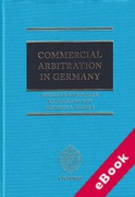 Cover of Commercial Arbitration in Germany (eBook)
