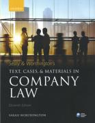 Cover of Sealy & Worthington's Text, Cases & Materials in Company Law