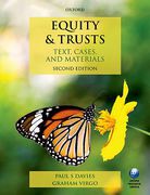 Cover of Equity & Trusts: Text, Cases, and Materials
