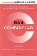 Cover of Concentrate Questions and Answers: Company Law