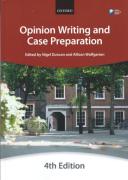 Cover of Bar Manual: Opinion Writing and Case Preparation