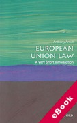 Cover of European Union Law: A Very Short Introduction (eBook)