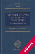 Cover of Conflict of Laws and Arbitral Discretion: The Closest Connection Test (eBook)