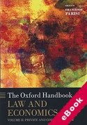 Cover of The Oxford Handbook of Law and Economics Volume 2: Private and Commercial Law (eBook)