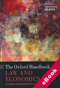 Cover of The Oxford Handbook of Law and Economics Volume 1: Methodology and Concepts (eBook)
