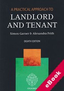 Cover of A Practical Approach to Landlord and Tenant (eBook)
