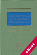 Cover of The Framework of Corporate Insolvency Law (eBook)