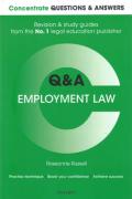 Cover of Concentrate Questions and Answers: Employment Law