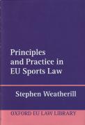 Cover of Principles and Practice in EU Sports Law