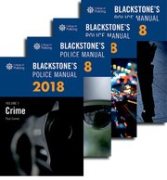 Cover of Blackstone's Police Manuals 2018: Four Volume Set
