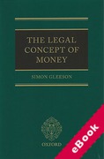 Cover of The Legal Concept of Money (eBook)