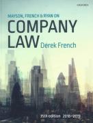 Cover of Mayson, French & Ryan on Company Law 2018-2019