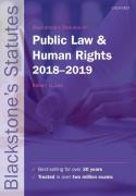 Cover of Blackstone's Statutes on Public Law and Human Rights 2018-2019